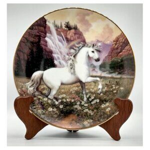 The Rainbow Valley of the Unicorn Decorative Plate